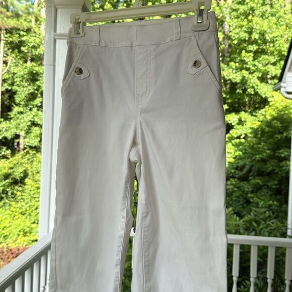 Spanx Super smooth Stretch Twill Cropped Wide Leg Pant - XS - Picture 10 of 13